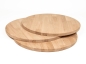 Preview: Round Tabletop Worktop Oak A/B, finger jointed lamellas, 26 mm, untreated